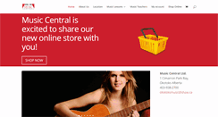 Desktop Screenshot of okotoksmusic.com