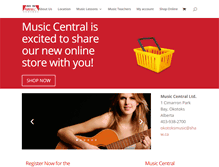 Tablet Screenshot of okotoksmusic.com